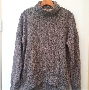 Topshop Relaxed Fit Turtleneck Sweater